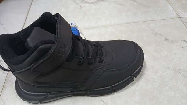 All-Black Lined High-Tops