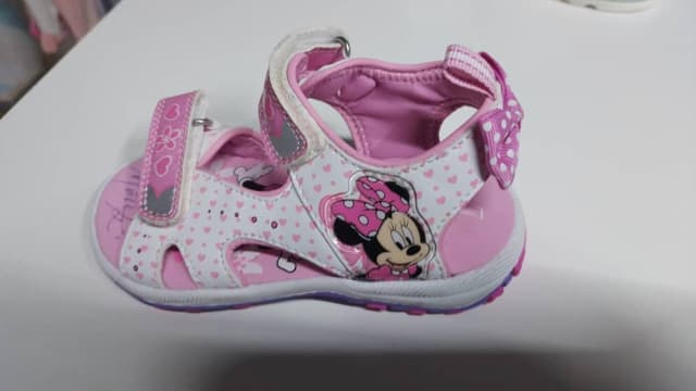 Minnie Mouse Heart Print Sandals