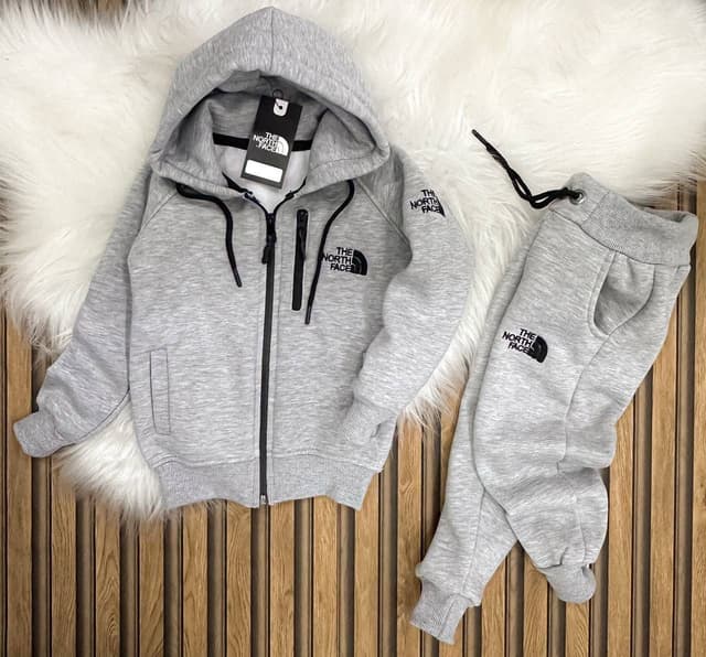 The North Face Zip-Up Tracksuit (Grey)
